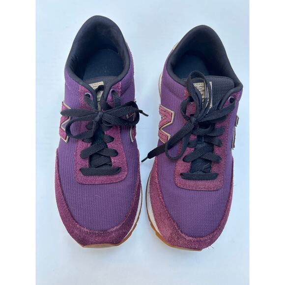 New Balance 501 WZ501TLA Sneakers Tennis Shoes Women's Purple Suede Accents 8 - Picture 8 of 11